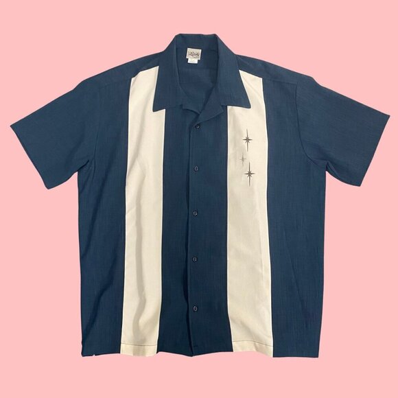 🎸Lansky Bros Memphis Retro Bowling Shirt | Size 2X | Elvis-Style - Picture 2 of 7